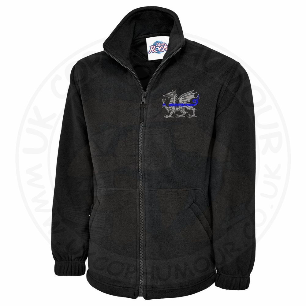 Thin Blue Line Dragon Fleece - Image 3
