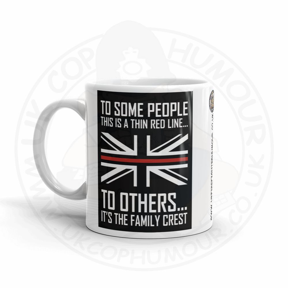 Firefighter Family Crest Mug