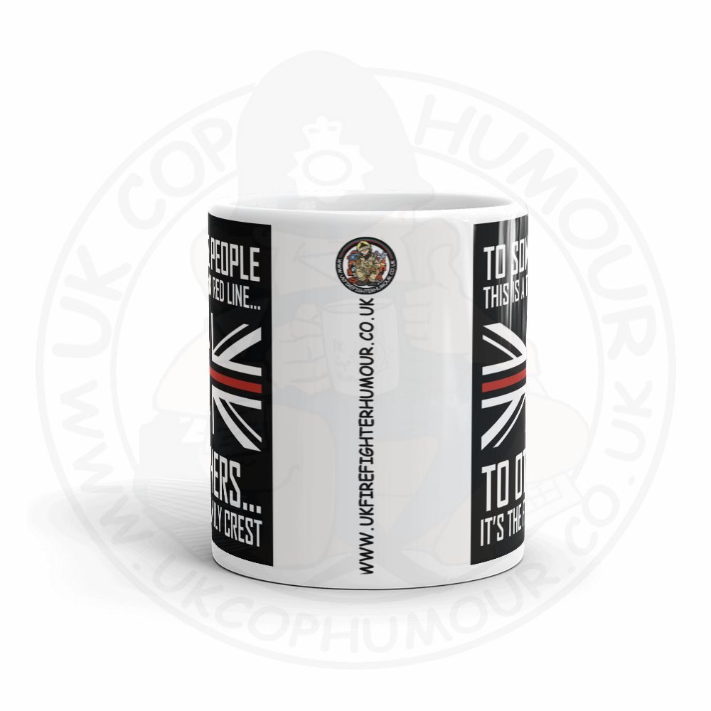 Firefighter Family Crest Mug - Image 2