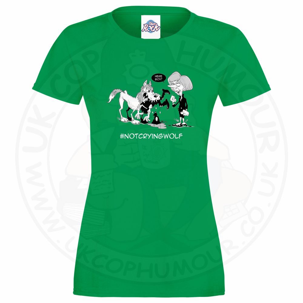 Womens Not Crying Wolf T-Shirt - Image 4