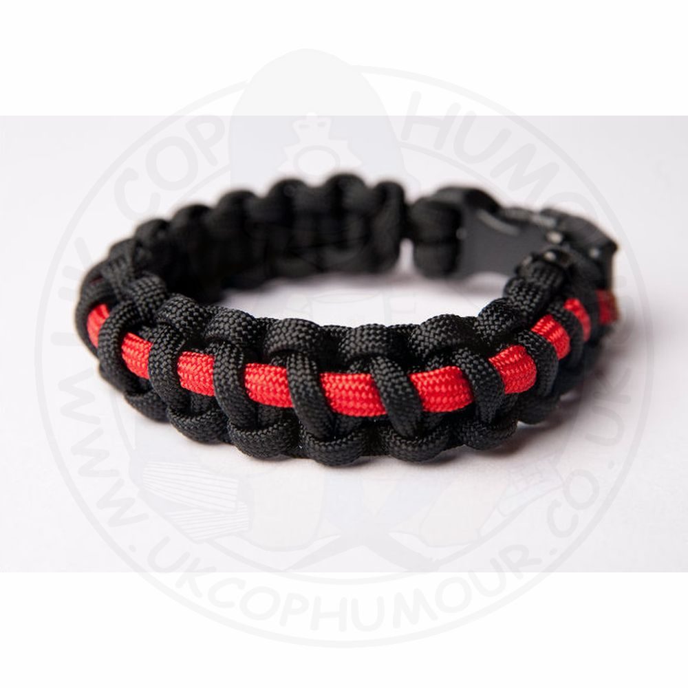Red Line Paracord Bracelet
