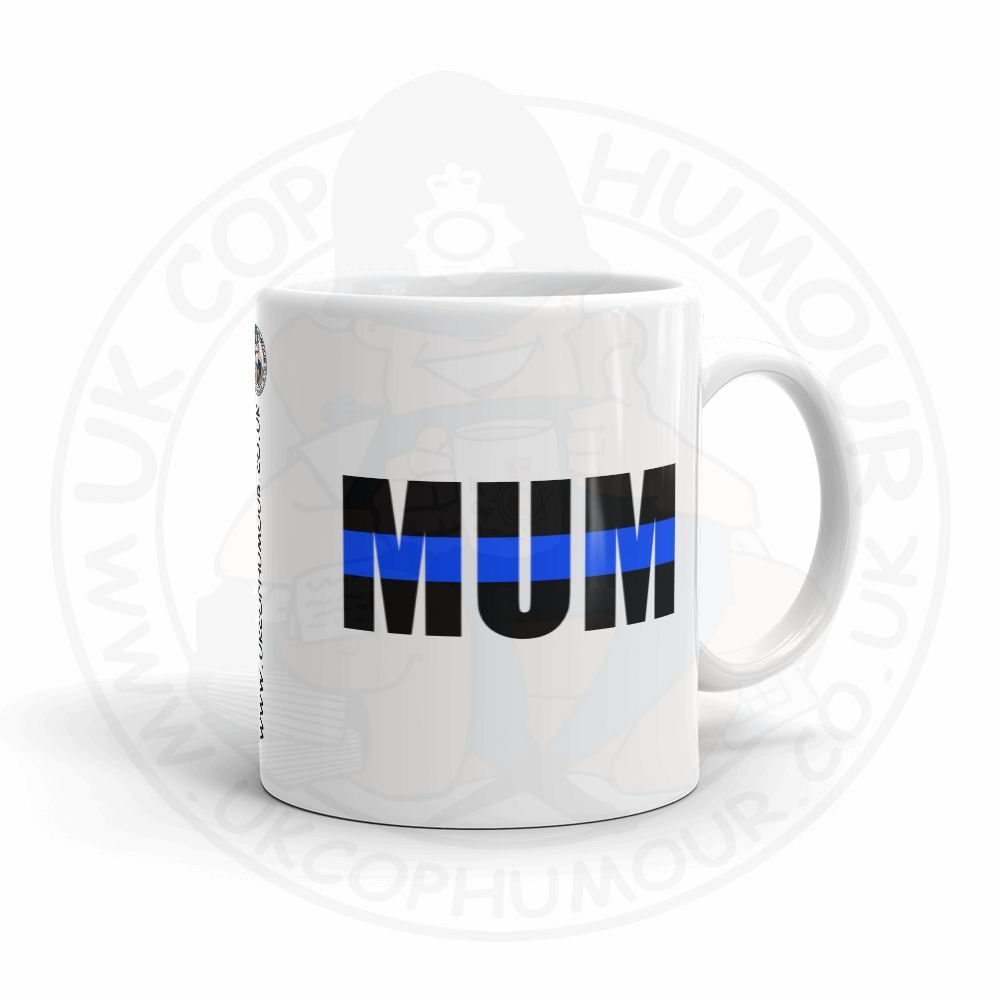Blue Line Strike Through Mug - Image 3