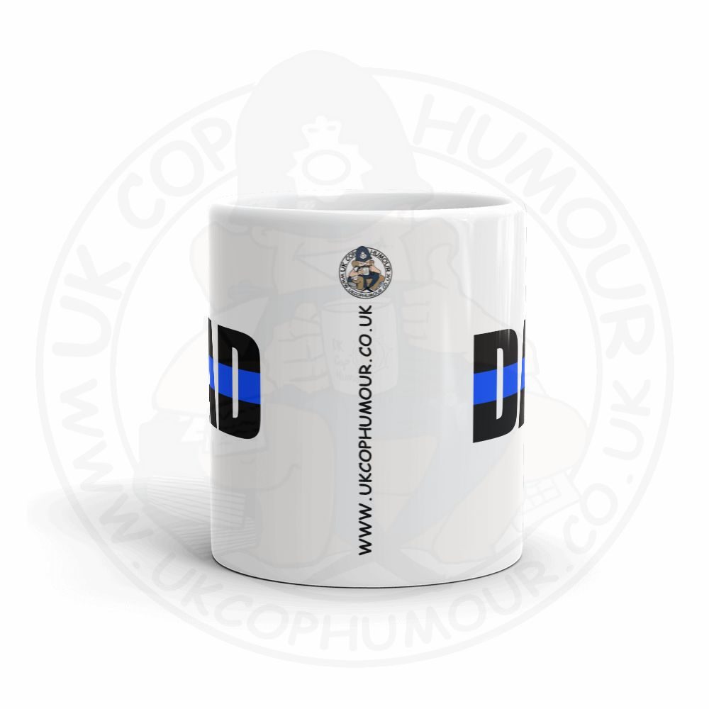 Blue Line Strike Through Mug - Image 5
