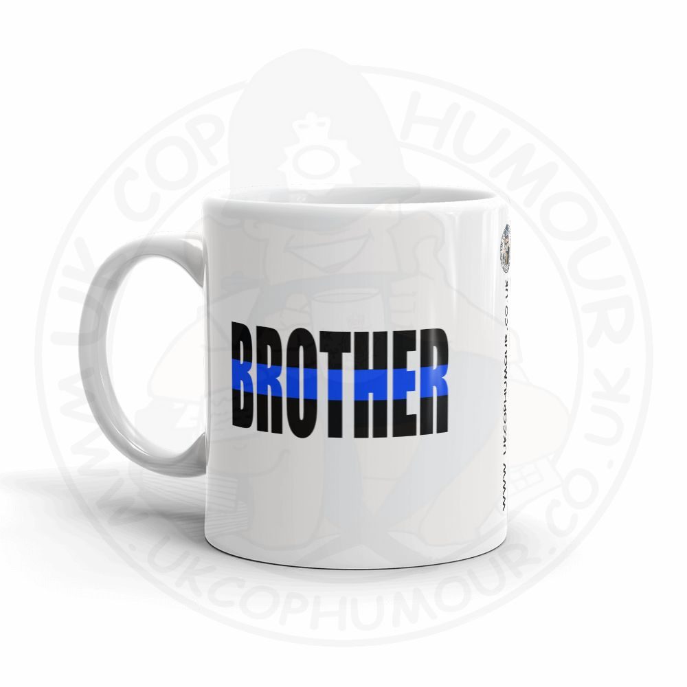 Blue Line Strike Through Mug - Image 13