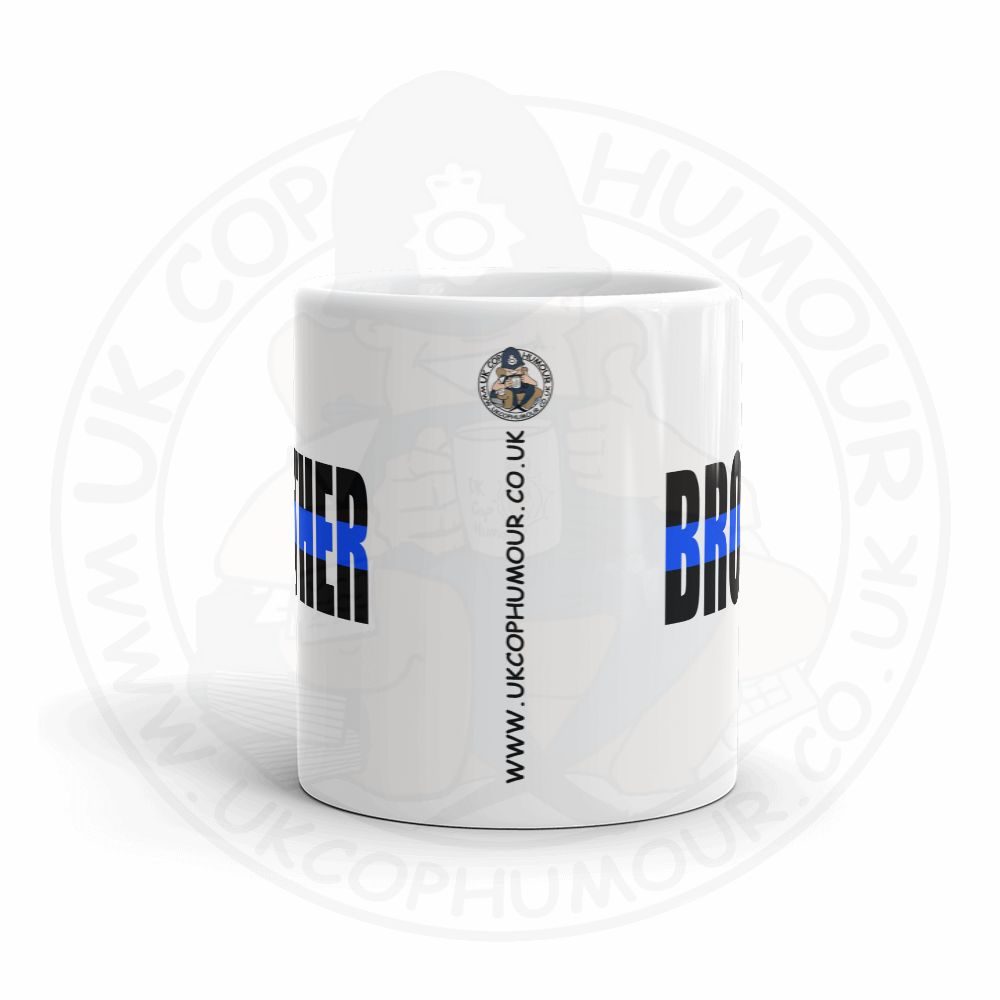 Blue Line Strike Through Mug - Image 14