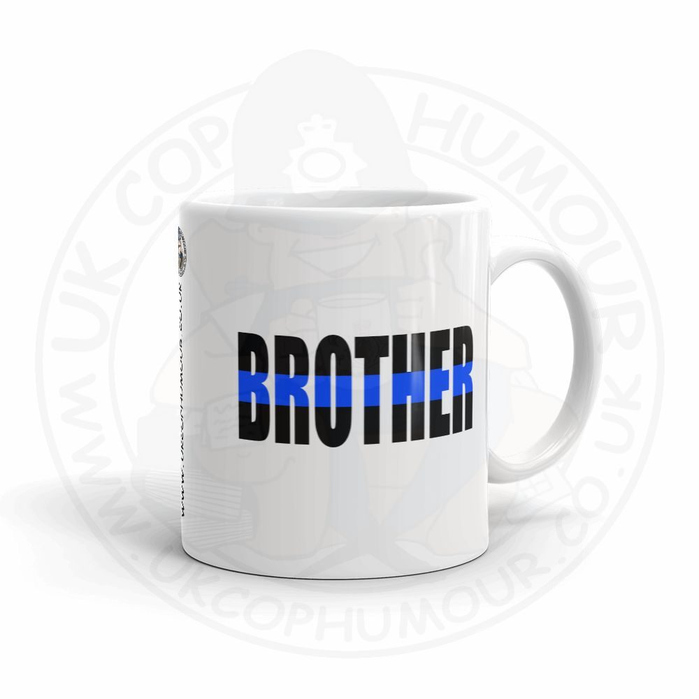 Blue Line Strike Through Mug - Image 15