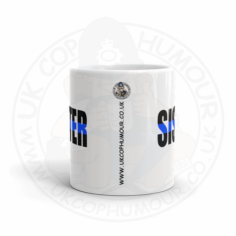 Blue Line Strike Through Mug - Image 17