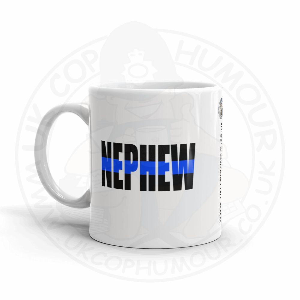 Blue Line Strike Through Mug - Image 19