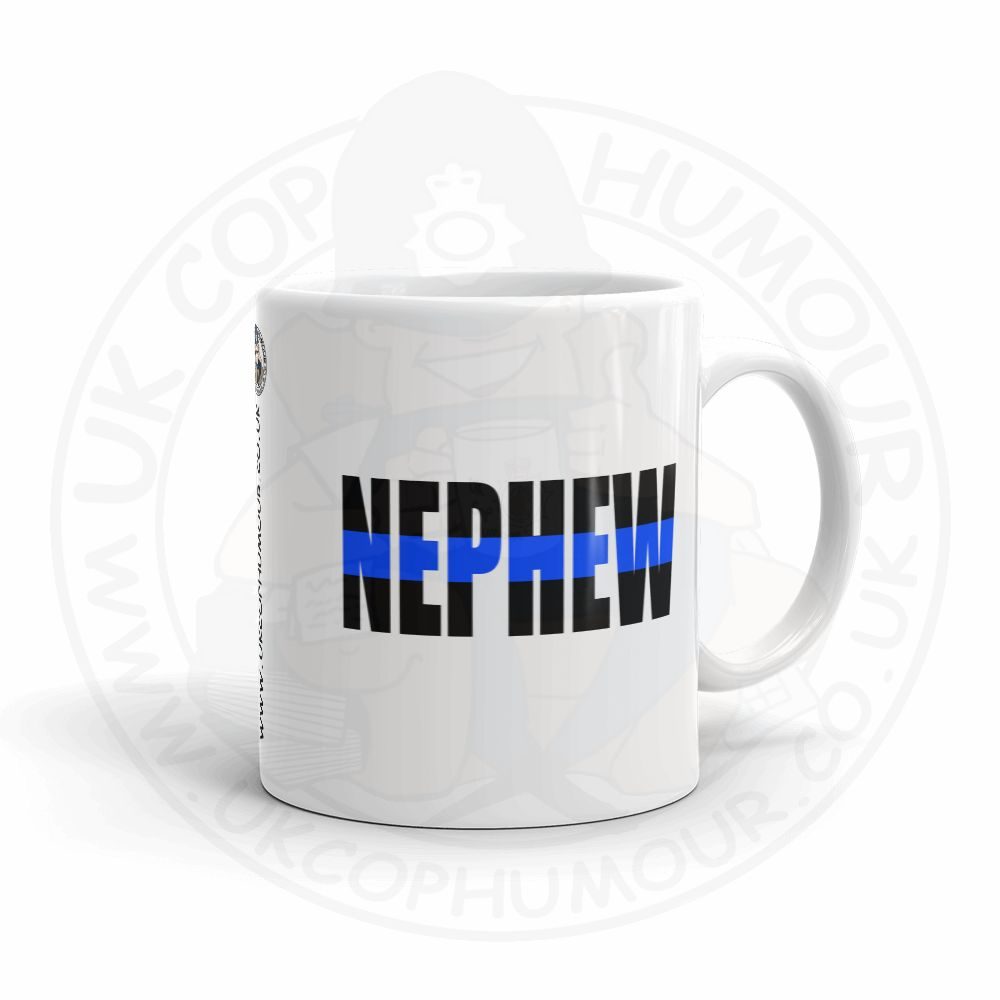 Blue Line Strike Through Mug - Image 21