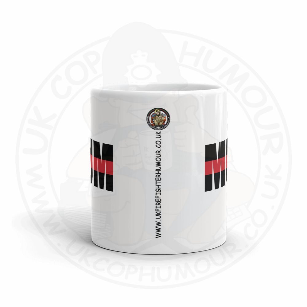Red Line Strike Through Mug - Image 3