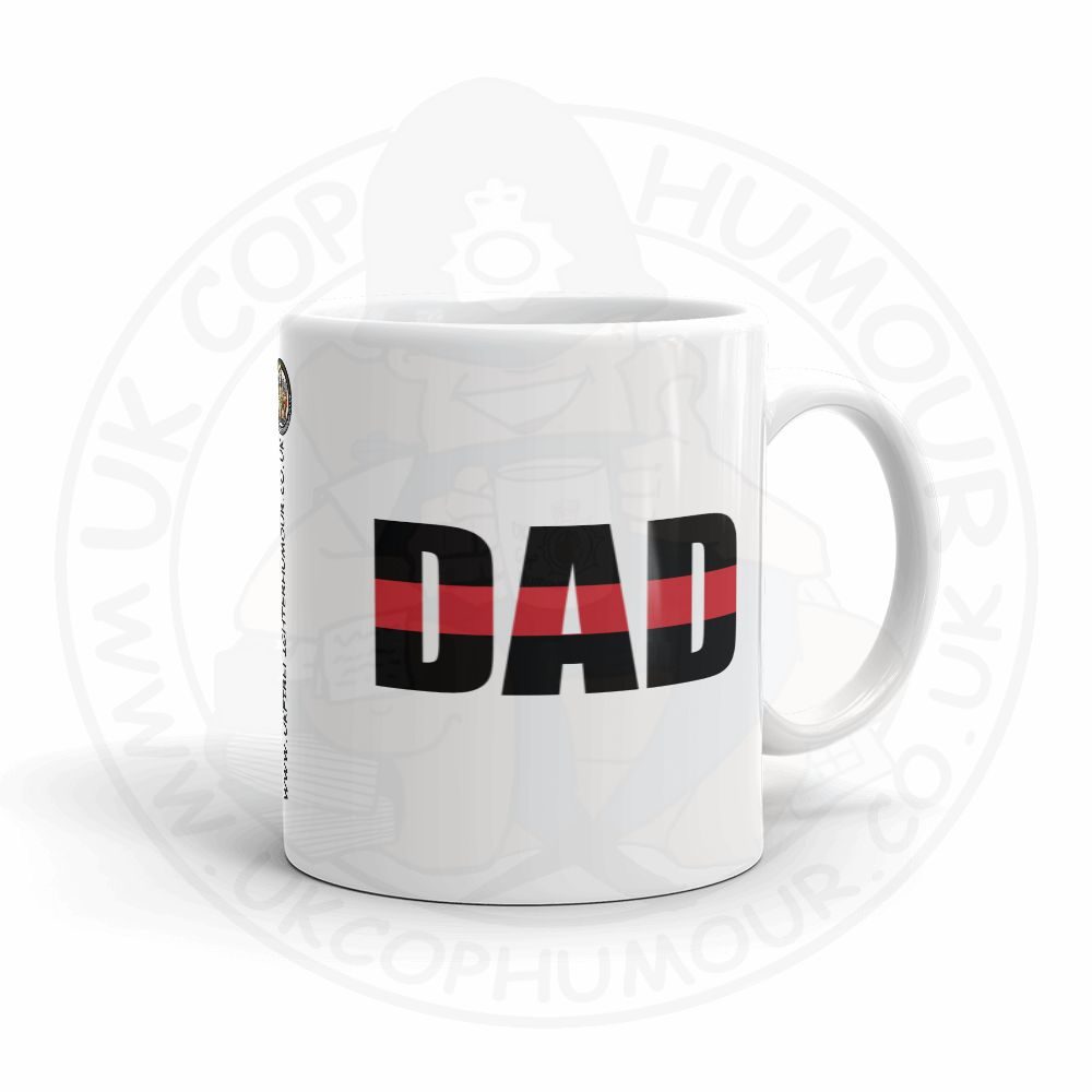 Red Line Strike Through Mug - Image 7