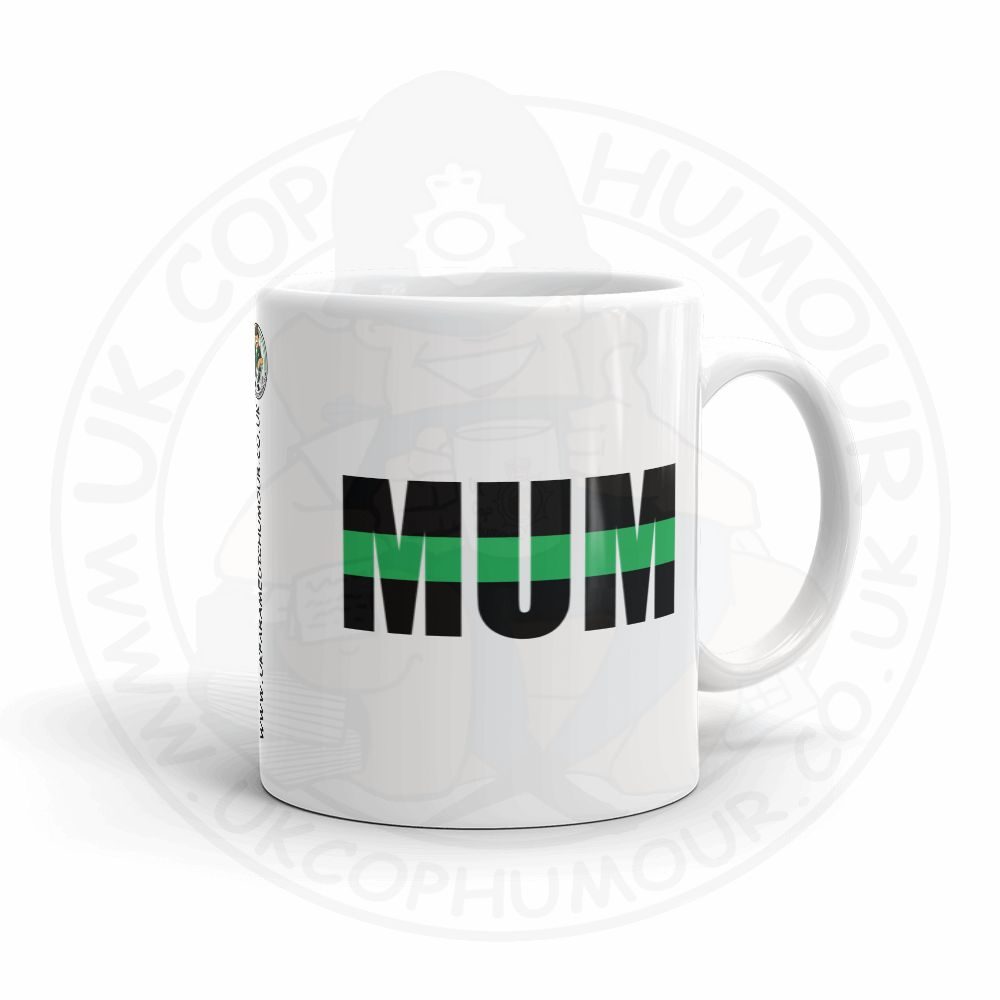 Green Line Strike Through Mug - Image 4
