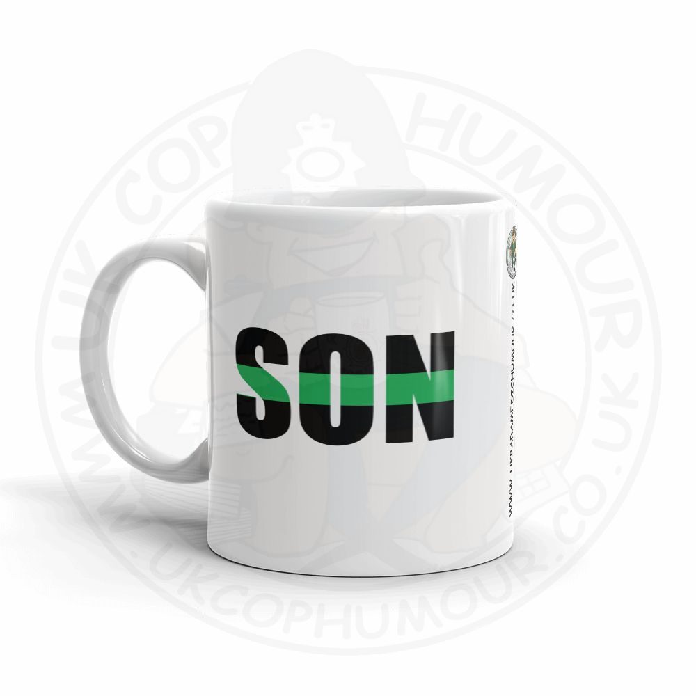 Green Line Strike Through Mug - Image 8