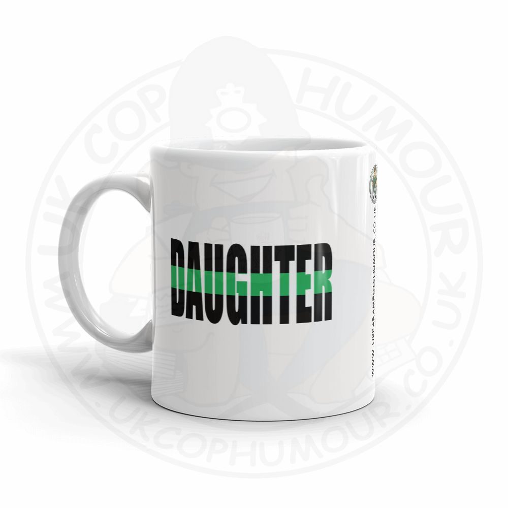 Green Line Strike Through Mug