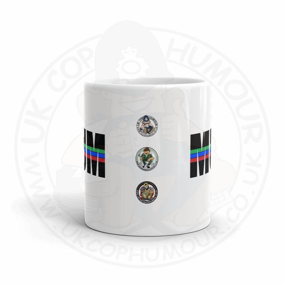 Tri Line Strike Through Mug - Image 3