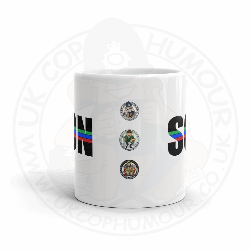 Tri Line Strike Through Mug - Image 9
