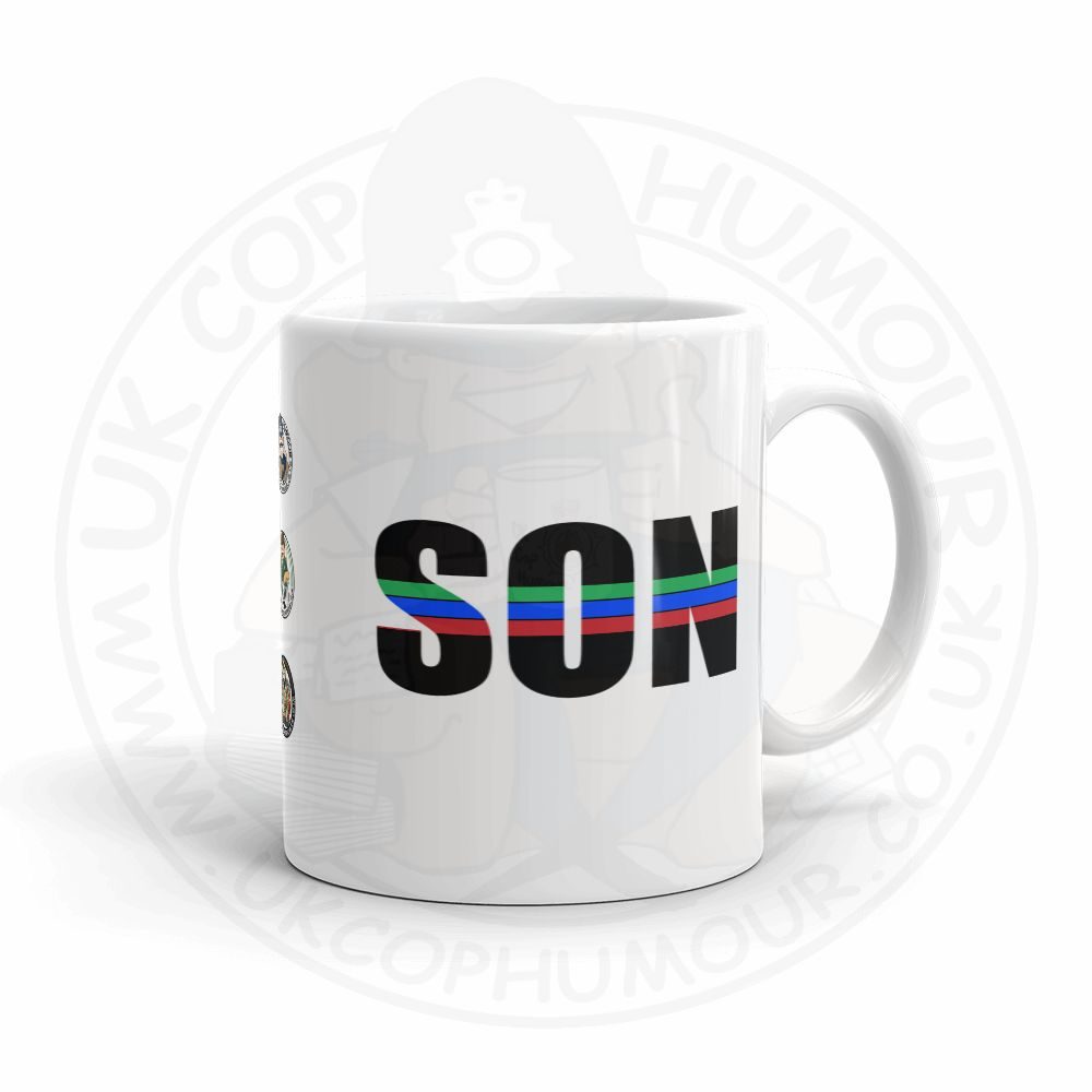 Tri Line Strike Through Mug - Image 10