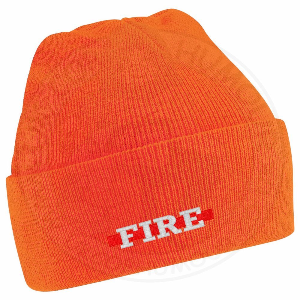 "Fire" Thin Red Line Beanie - Image 11
