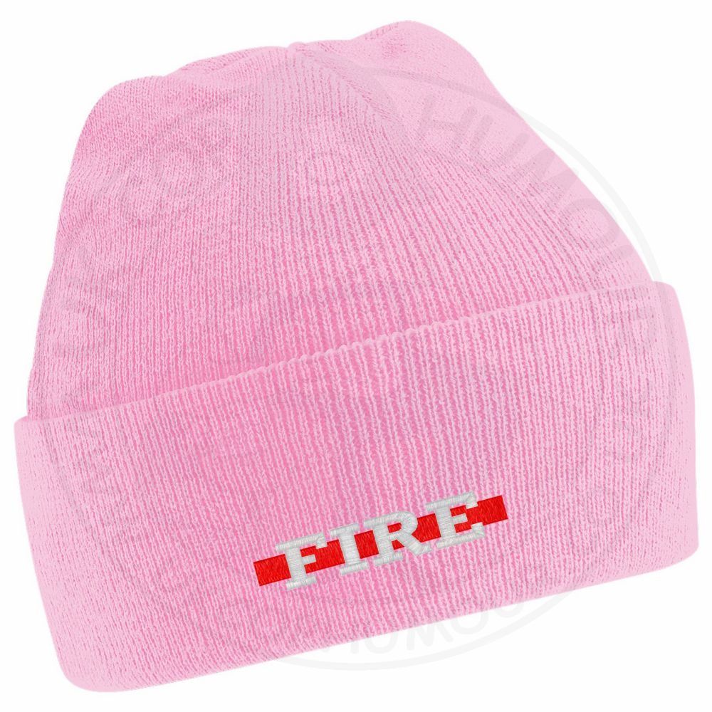 "Fire" Thin Red Line Beanie - Image 12