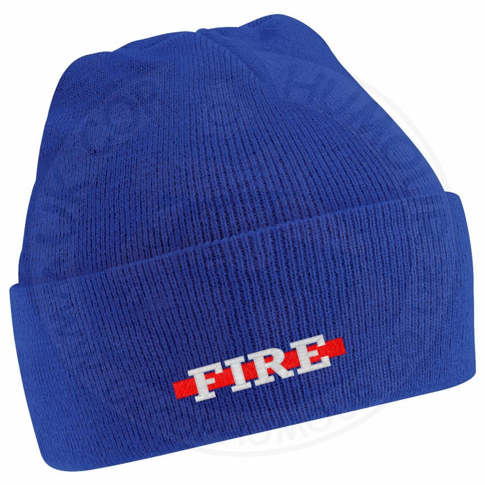 "Fire" Thin Red Line Beanie - Image 15