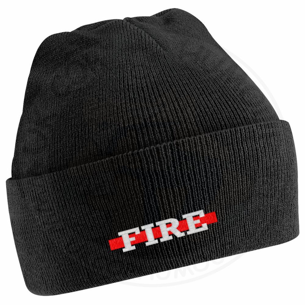 "Fire" Thin Red Line Beanie - Image 18
