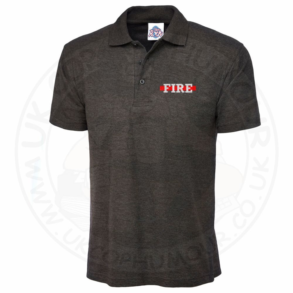 Fire Thin Red Line Polo Shirt Embroidered - Image 10