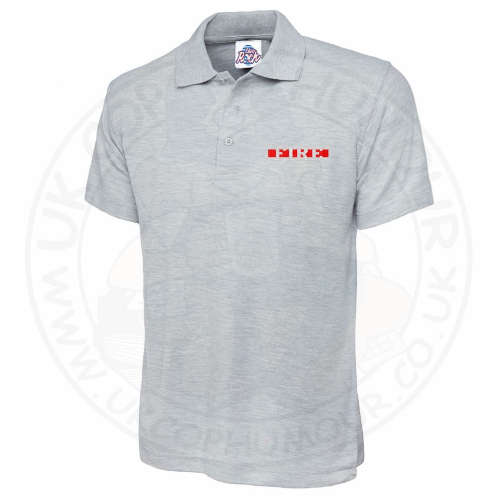Fire Thin Red Line Polo Shirt Embroidered - Image 9
