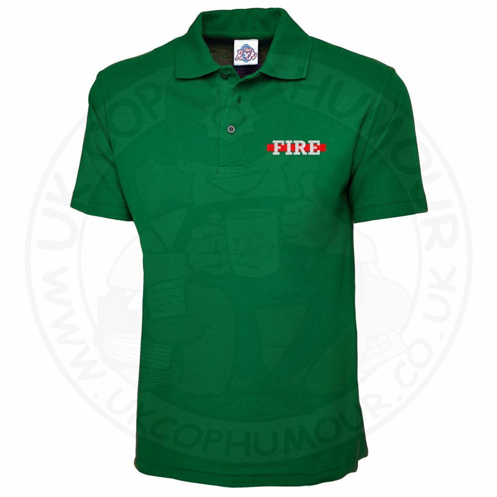 Fire Thin Red Line Polo Shirt Embroidered - Image 8