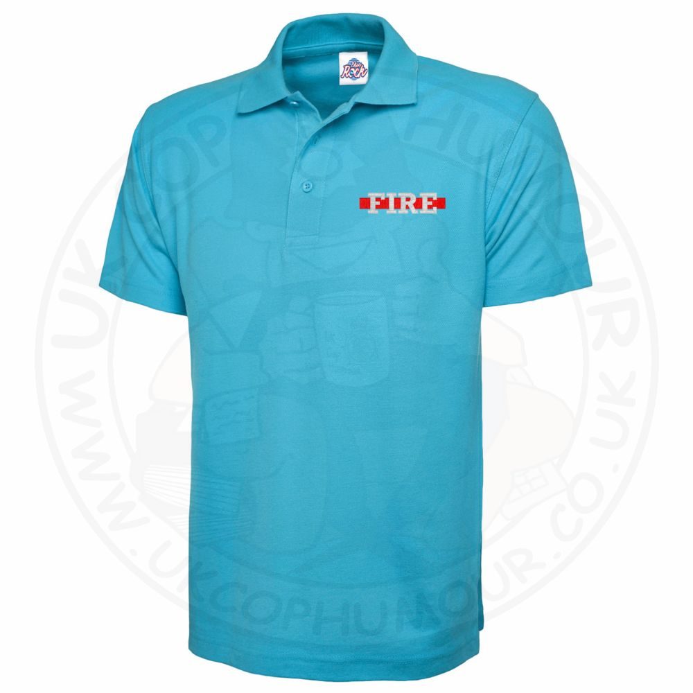 Fire Thin Red Line Polo Shirt Embroidered - Image 3