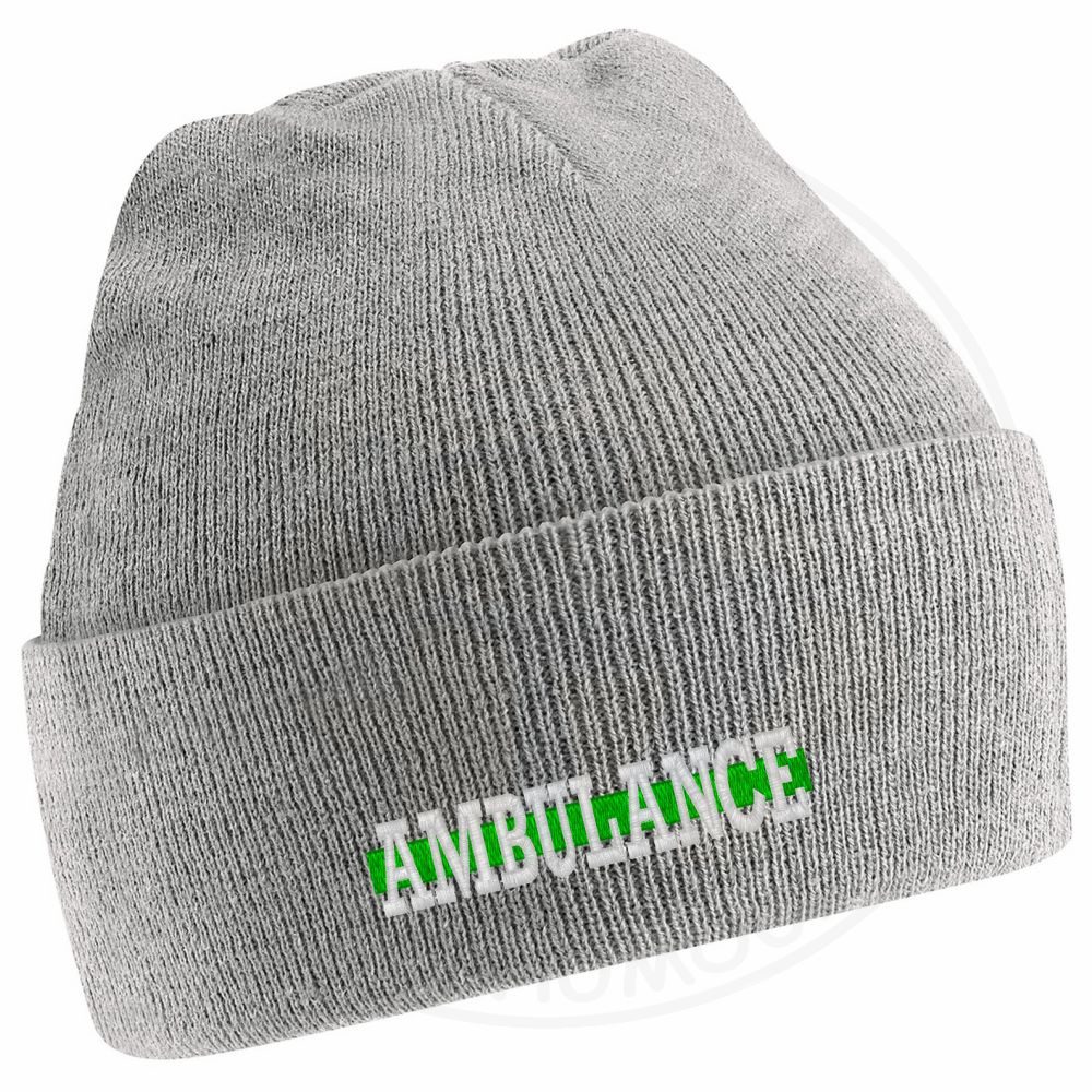 "Ambulance" Thin Green Line Beanie - Image 8