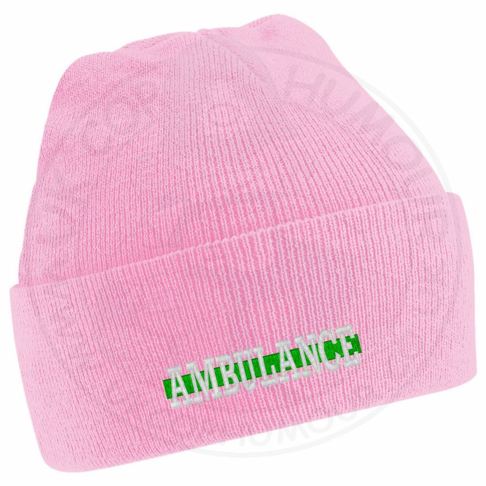 "Ambulance" Thin Green Line Beanie - Image 13