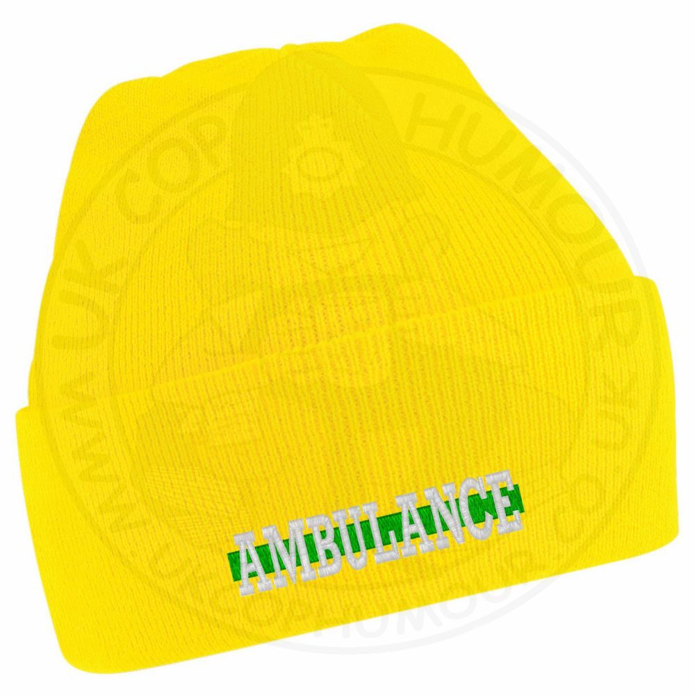 "Ambulance" Thin Green Line Beanie - Image 18