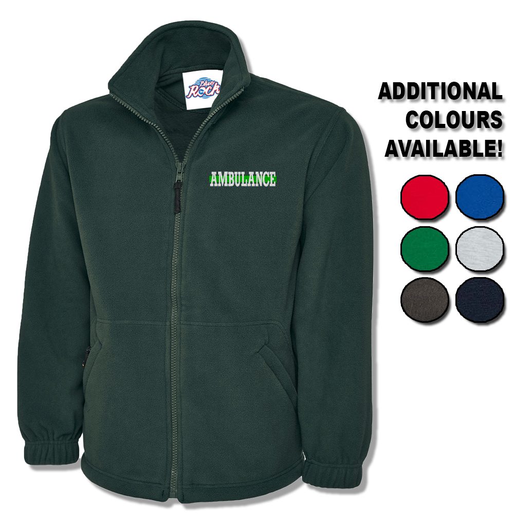 Ambulance Thin Green Line Fleece