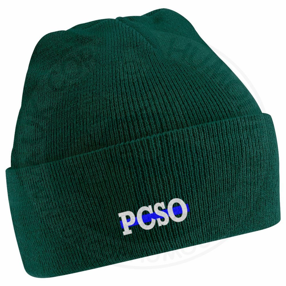 "PCSO" Thin Blue Line Beanie - Image 3