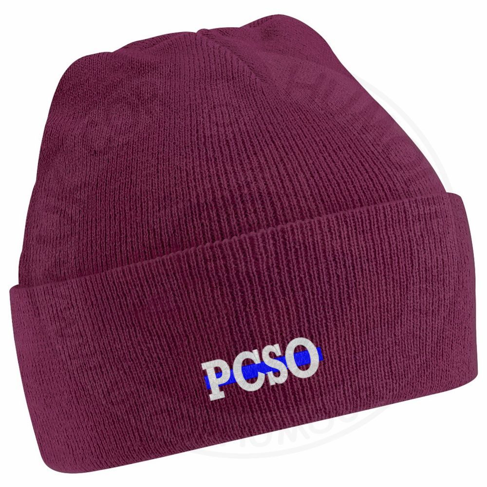 "PCSO" Thin Blue Line Beanie - Image 9