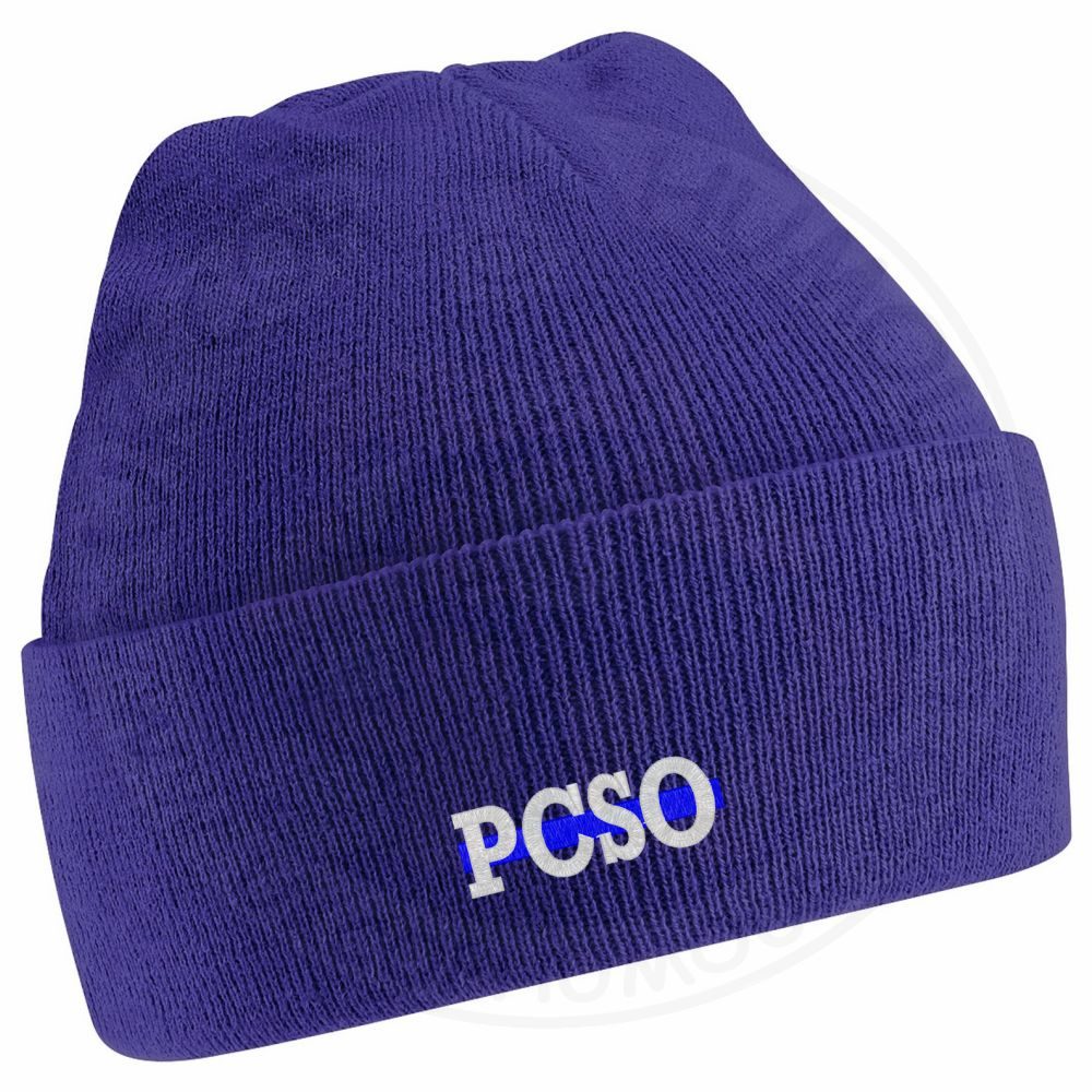 "PCSO" Thin Blue Line Beanie - Image 14