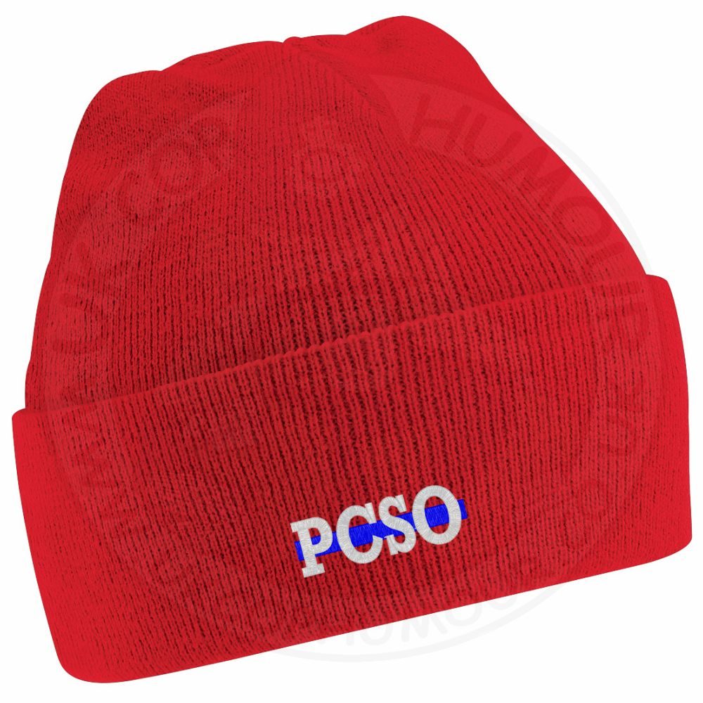 "PCSO" Thin Blue Line Beanie - Image 15