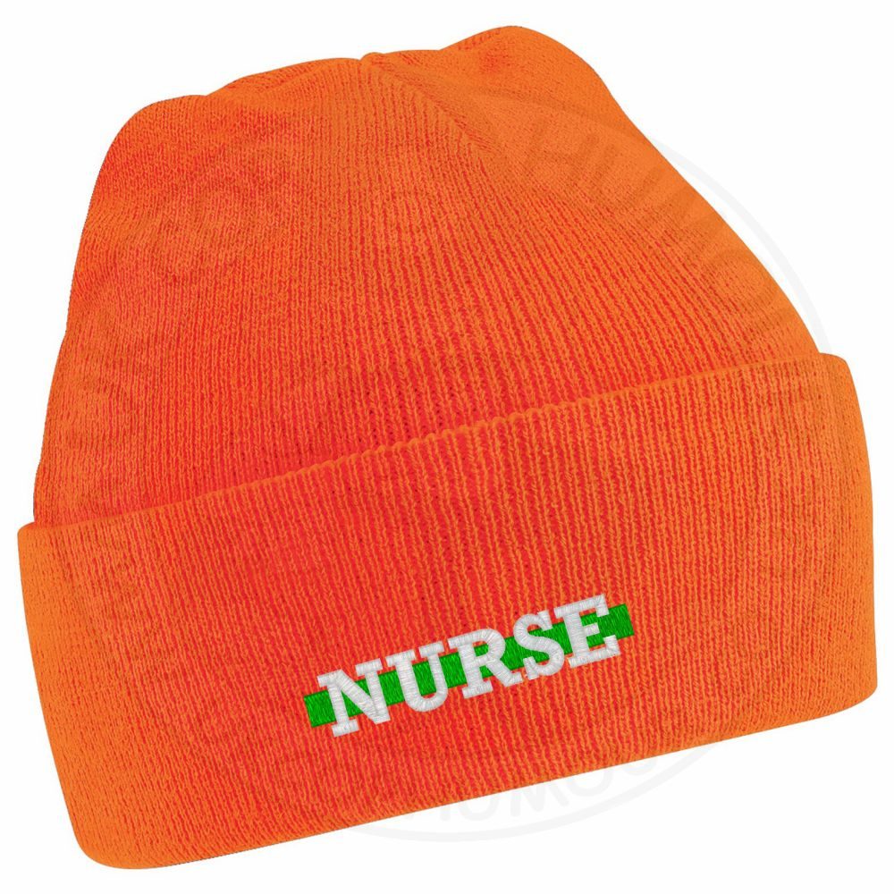 "Nurse" Thin Green Line Beanie - Image 14
