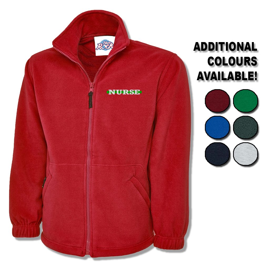 Nurse Thin Green Line Fleece