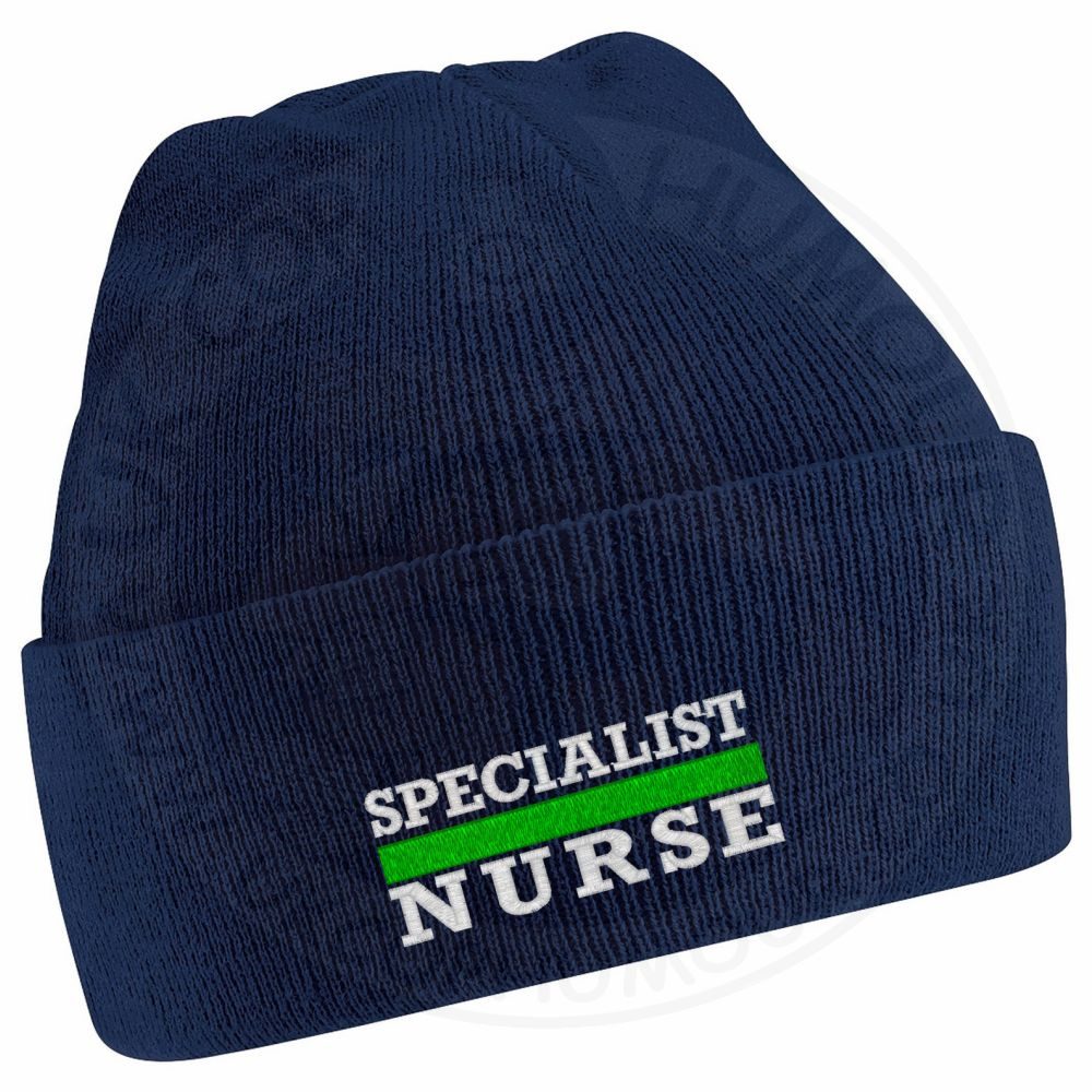 "Specialist Nurse" Thin Green Line Beanie - Image 12