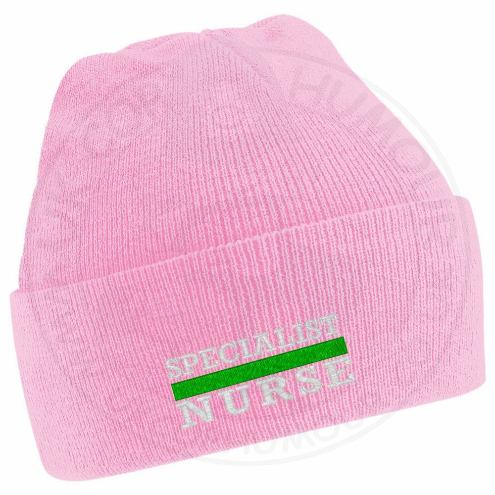 "Specialist Nurse" Thin Green Line Beanie - Image 15