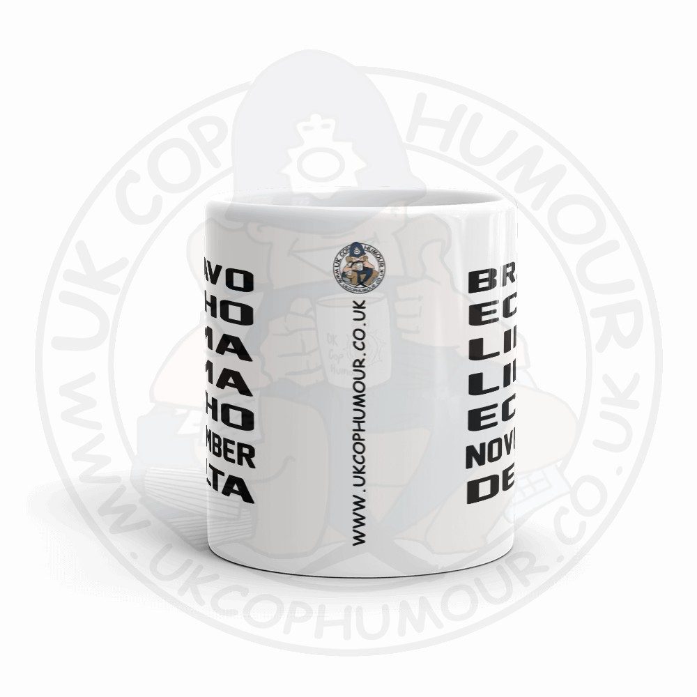 Bravo Echo Lima Lima Echo November Delta Mug - Image 2