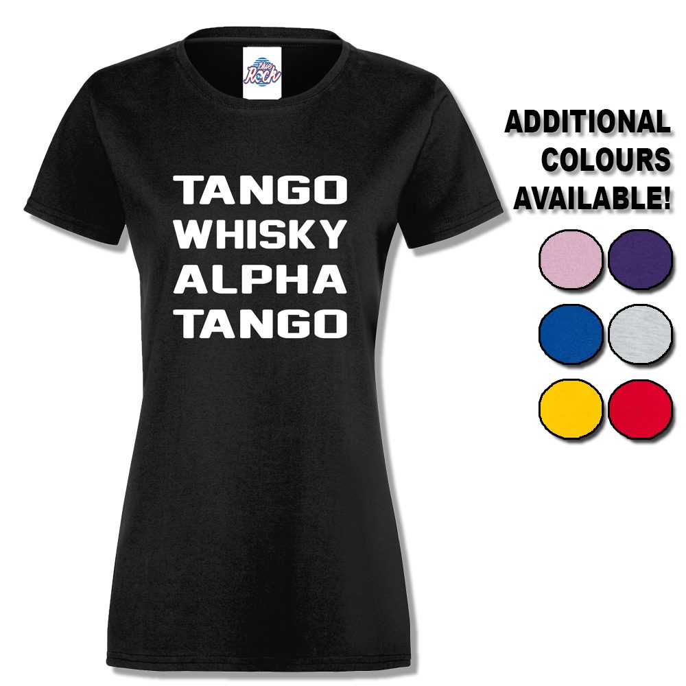 Womens Tango Whisky Alpha Tango T-Shirt