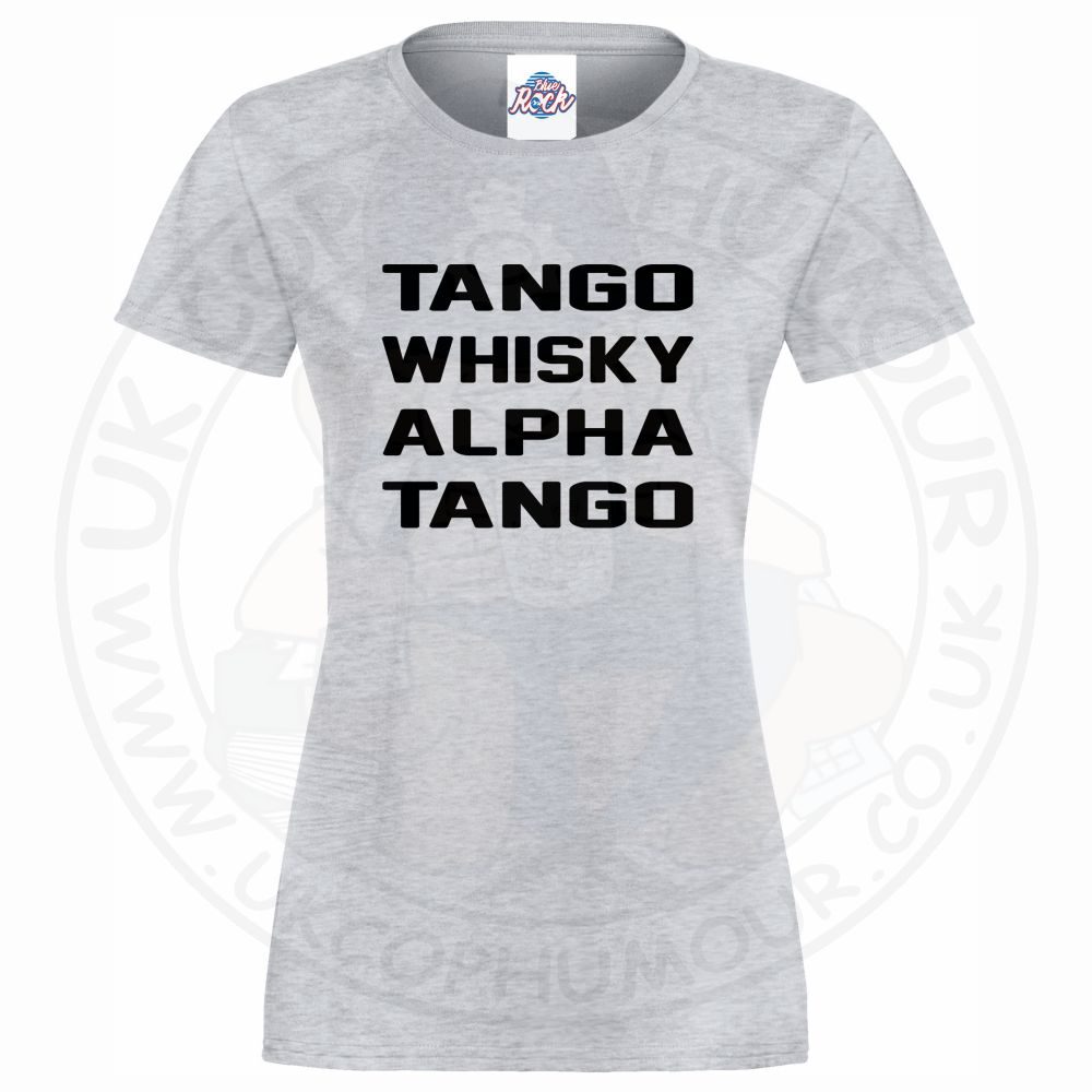 Womens Tango Whisky Alpha Tango T-Shirt - Image 3