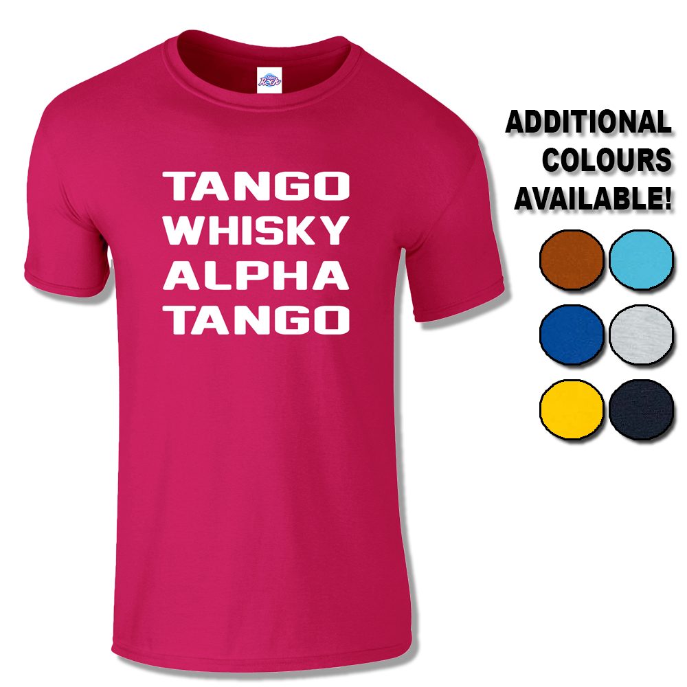 Mens Tango Whisky Alpha Tango T-Shirt