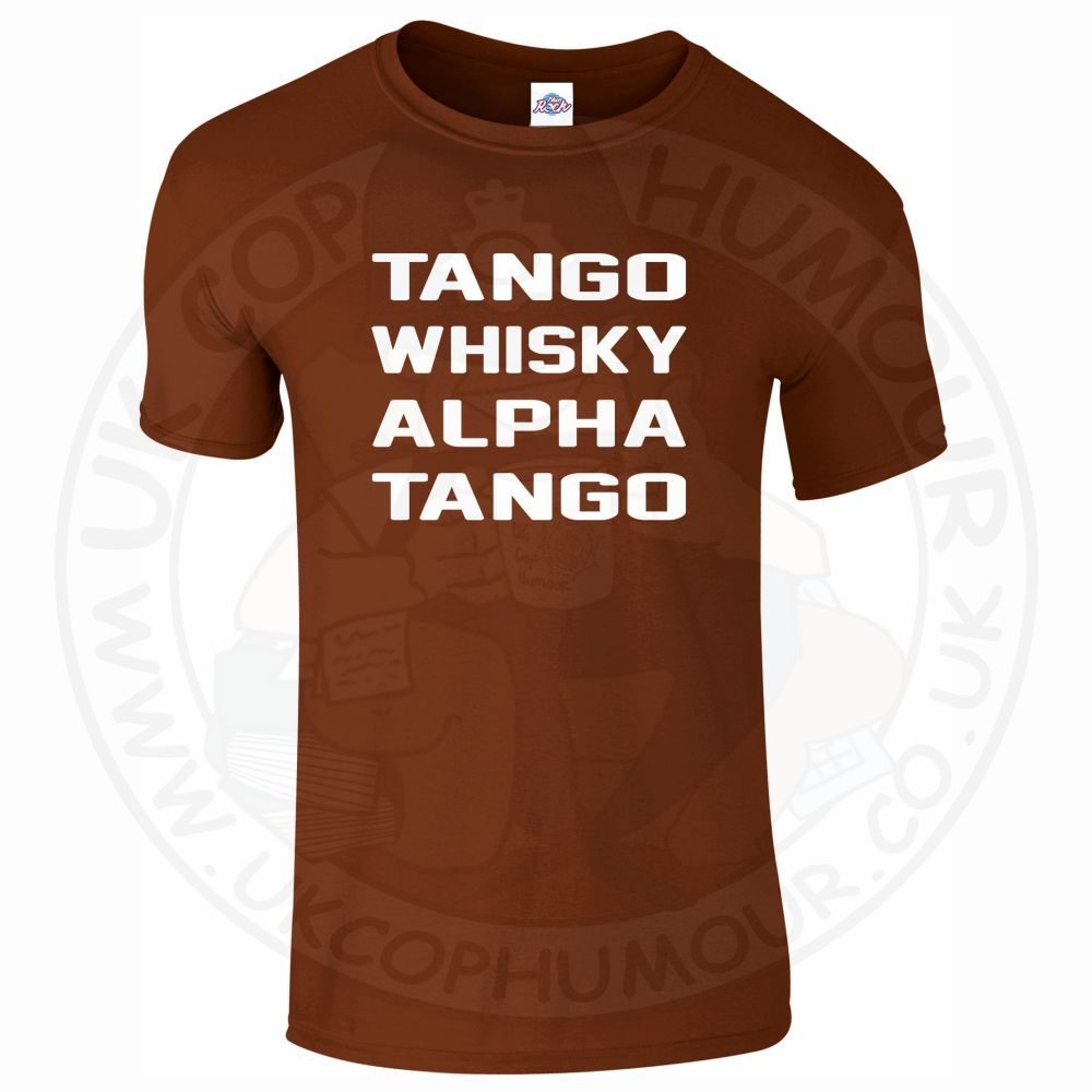 Mens Tango Whisky Alpha Tango T-Shirt - Image 4