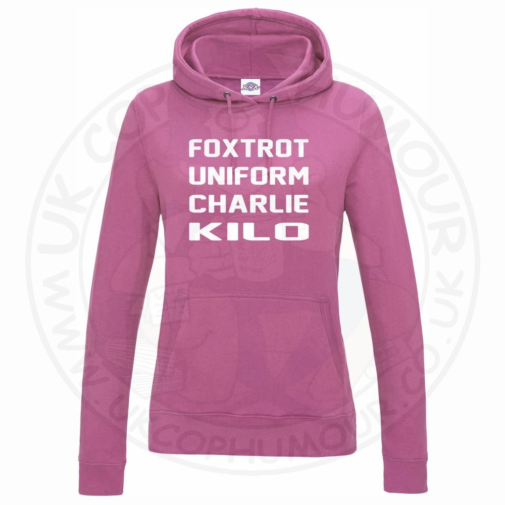 Womens Foxtrot Uniform Charlie Kilo Hoodie - Image 9