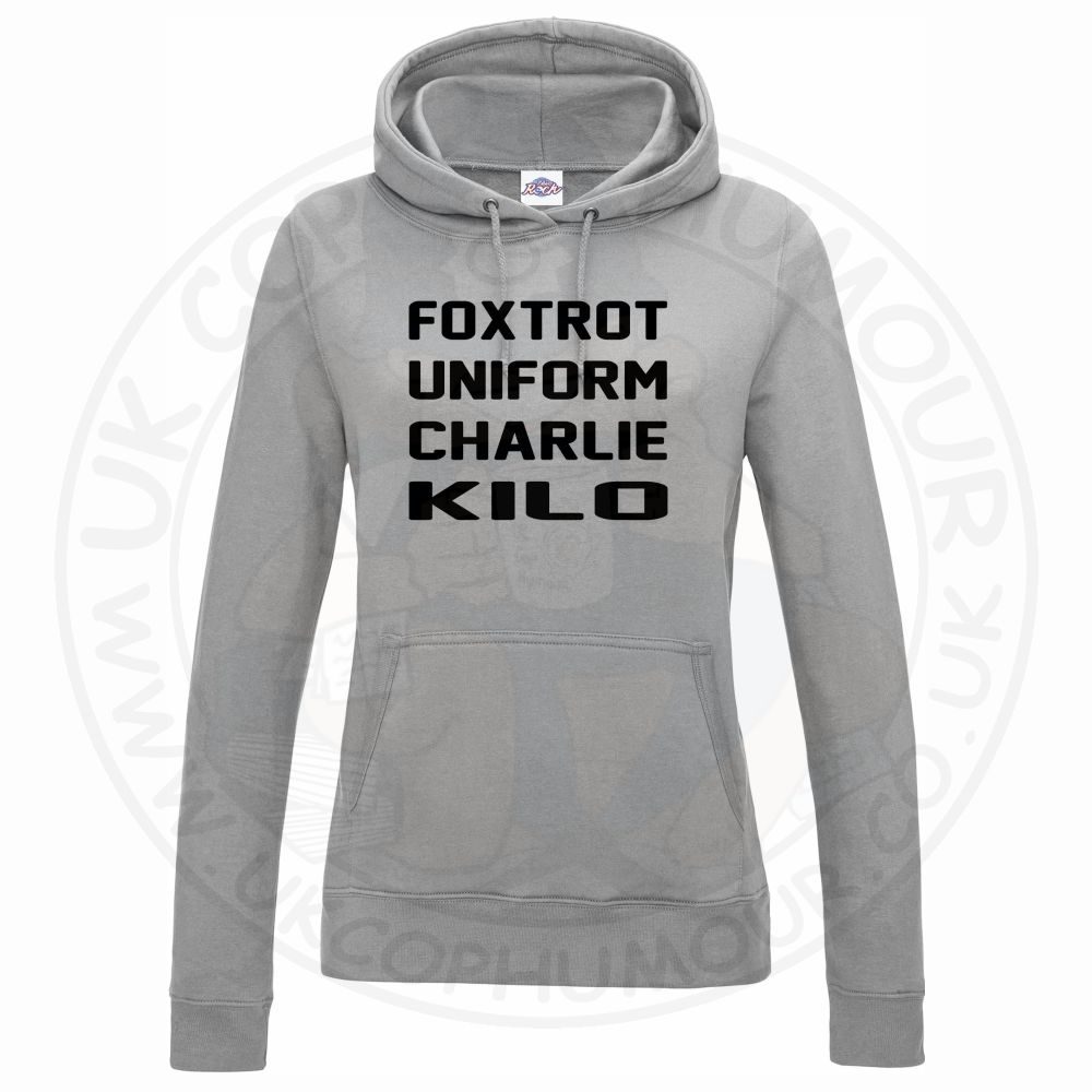 Womens Foxtrot Uniform Charlie Kilo Hoodie - Image 5