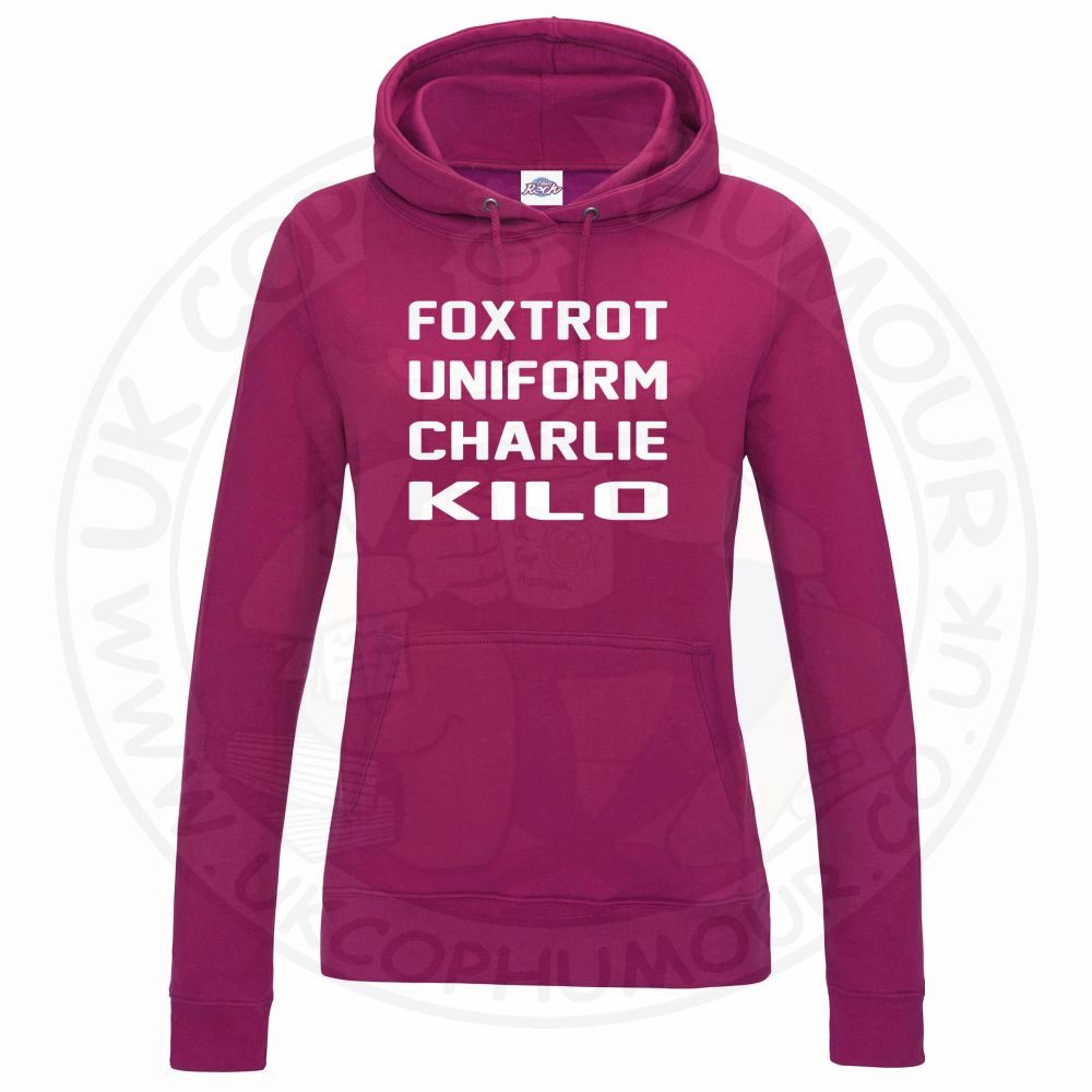 Womens Foxtrot Uniform Charlie Kilo Hoodie - Image 6