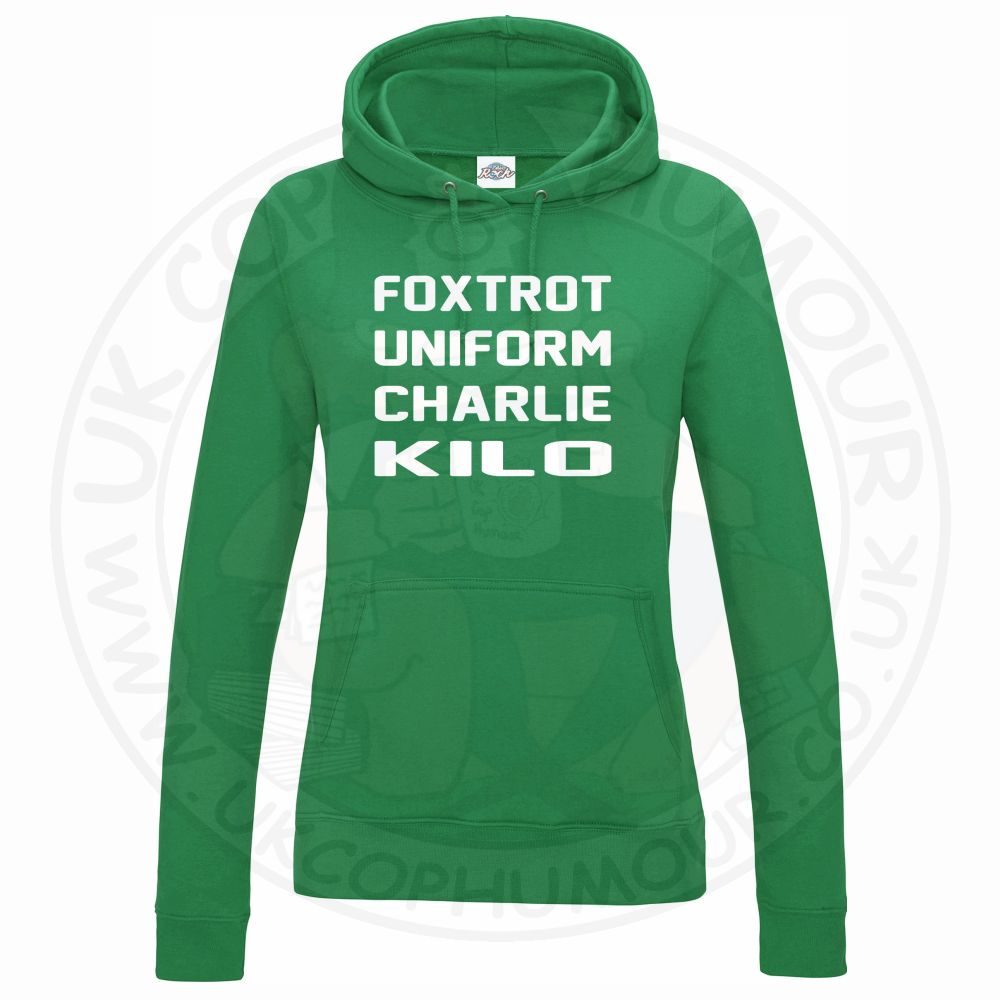 Womens Foxtrot Uniform Charlie Kilo Hoodie - Image 4